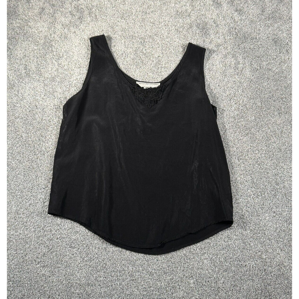 Maggie Lawrence Tank Top Womens Large Y2K Romantic Lace Vintage Coquette Dainty